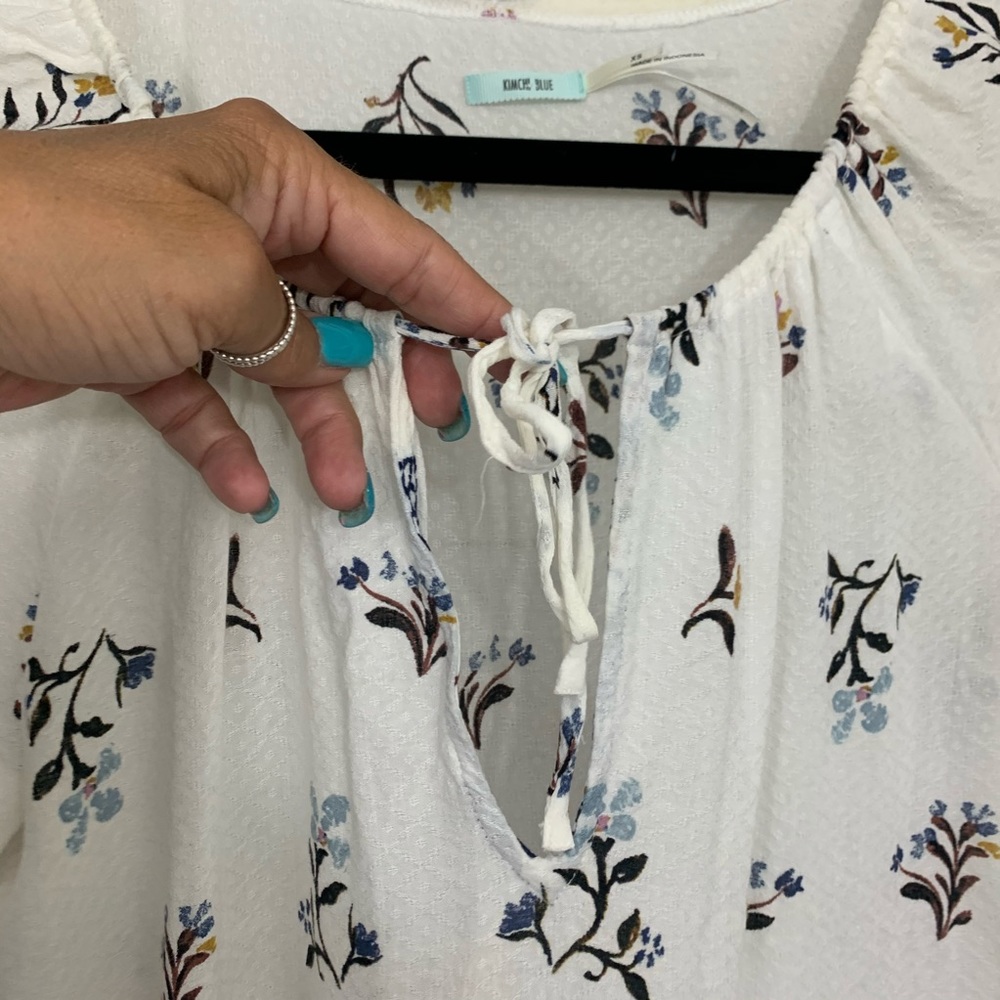 Kimchi Blue Long Balloon Sleeve Peasant Bl… - Picture 4 of 12